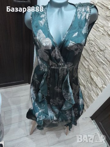 Сатенена дамска рокля, снимка 2 - Рокли - 41549606