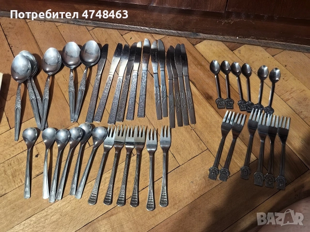 комплекти чисто нови вишици лъжици малки и големи всичко това на снимките 