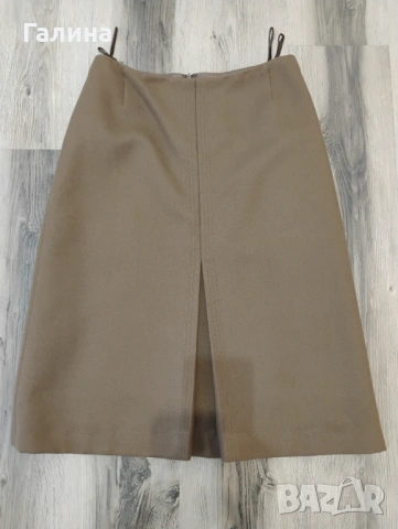 Кафява вълнена пола, снимка 2 - Поли - 53059997