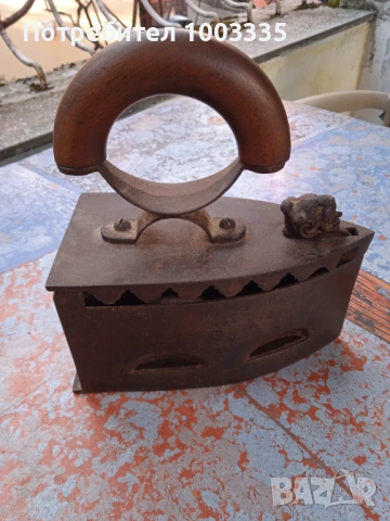 Ютия на жар с лъвска глава , снимка 5 - Антикварни и старинни предмети - 53133346