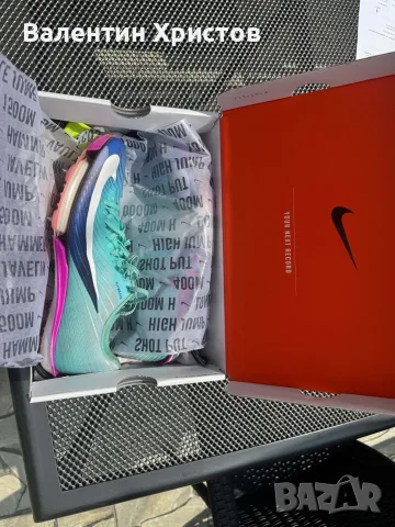 Шпайкове NIKE Maxfly 2 сини,42.5 стелка 27см,нова цена, снимка 4 - Спортна екипировка - 55785904