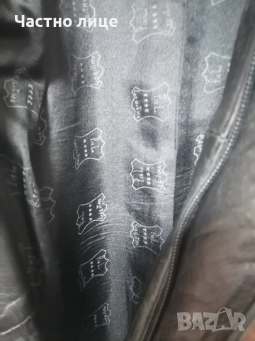 Ххл Естествена кожа мъжко яке, ГО 68 см, дължина 73 см. , снимка 4 - Якета - 53648681