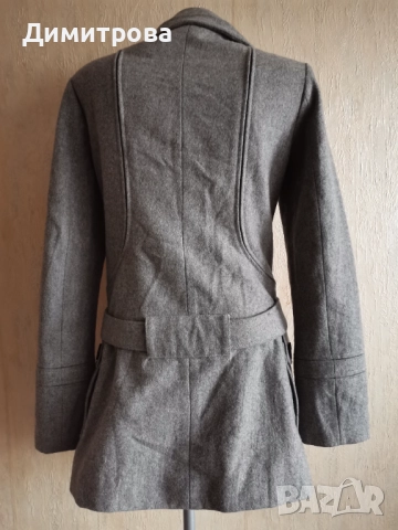 Късо палто Promod, вълна, снимка 3 - Палта, манта - 52505859