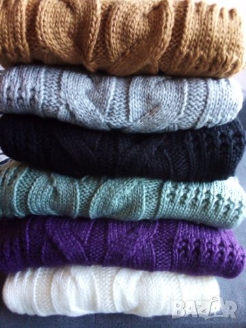 Дамски изчистен пуловер в 6 цвятя, снимка 3 - Блузи с дълъг ръкав и пуловери - 34760359