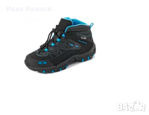 детски водоустойчиви туристически обувки SALOMON KIXEND  номер 32, снимка 2 - Детски боти и ботуши - 36143312