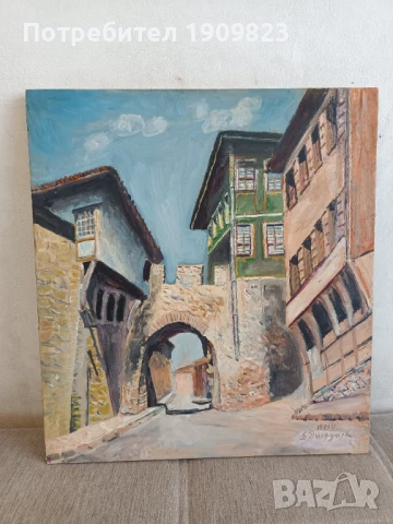 Голяма стара картина , снимка 6 - Картини - 51156915