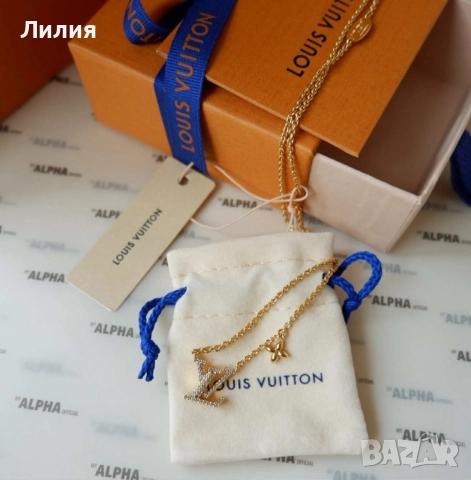 Louis Vuitton Iconic Necklace (Ref. M00596), снимка 5 - Колиета, медальони, синджири - 51578936