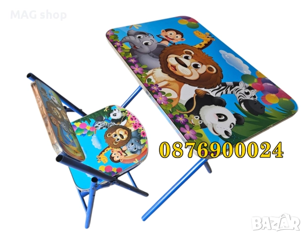 ПРОМО! Комплект Детска масичка със столче Маса със стол РАЗЛИЧНИ КАРТИНКИ, снимка 3 - Други - 43097310