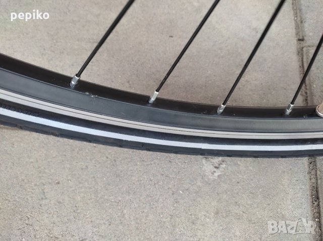 Продавам колела внос от Германия алуминиев велосипед TRETWERK SOLIS 28 цола динамо главина амортисьо, снимка 6 - Велосипеди - 35815933