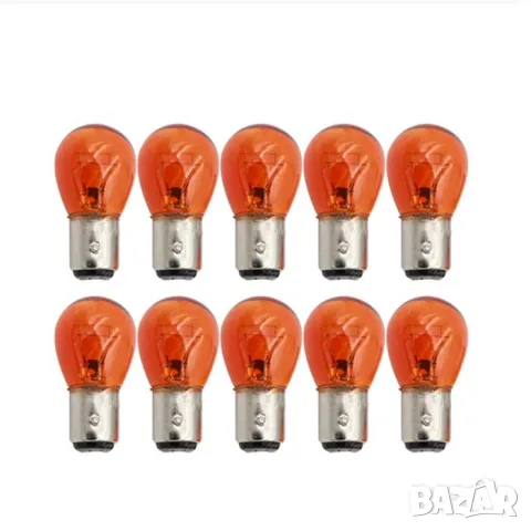 Maxxx Light PY21W крушки жълти/оранжеви 12 V 21 W 10 броя, снимка 2 - Аксесоари и консумативи - 55864439