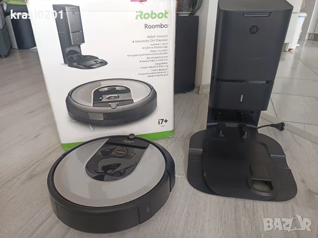 Оригинален робот на IROBOT ROOMBA I7+, снимка 13 - Прахосмукачки - 53650088