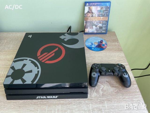 PS4 Pro 1TB Limited Edition Star Wars Battlefront II+2игри/ПС4 конзола