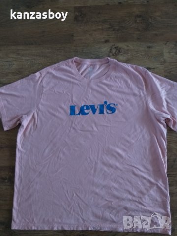 Levis Ss Relaxed Fit Tee - страхотна мъжка тениска 2ХЛ, снимка 5 - Тениски - 40460643
