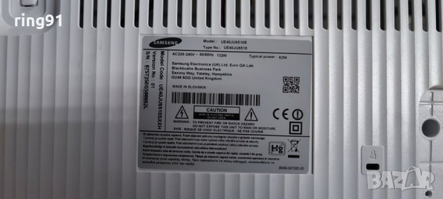 Телевизор Samsung UE40JU6510S На части , снимка 5 - Части и Платки - 35741559