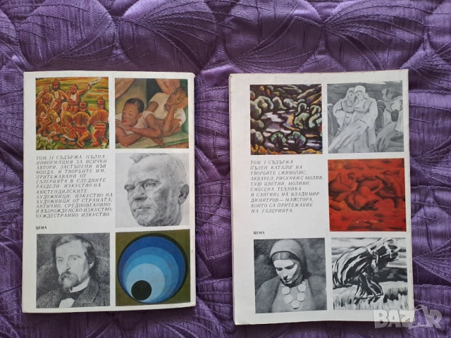 Книги Художествена галерия Владимир Димитров-Майстора І и ІІ том 1982 г , снимка 2 - Енциклопедии, справочници - 52672434