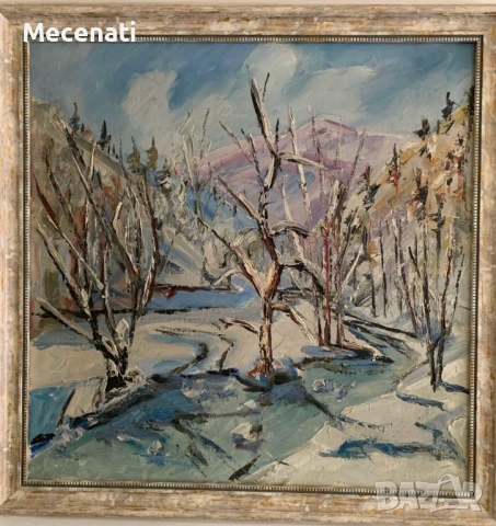 Ангел Ангелов - масло/платно пейзаж, снимка 3 - Картини - 53133789