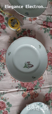 1бр.порцеланова чиния Лале 13см, снимка 1