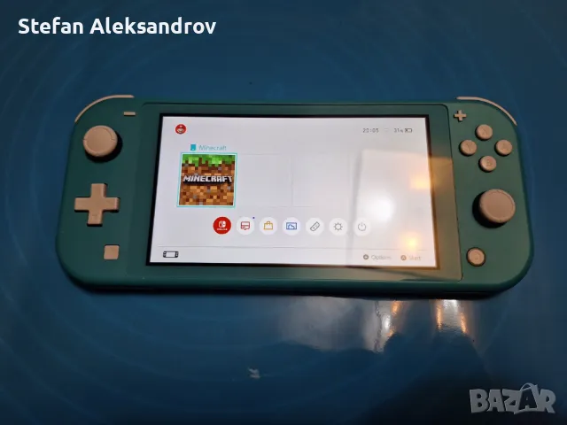 Nintendo Switch Lite - зелено + 64 GB SD карта + Minecraft игра, снимка 2 - Nintendo конзоли - 49238018