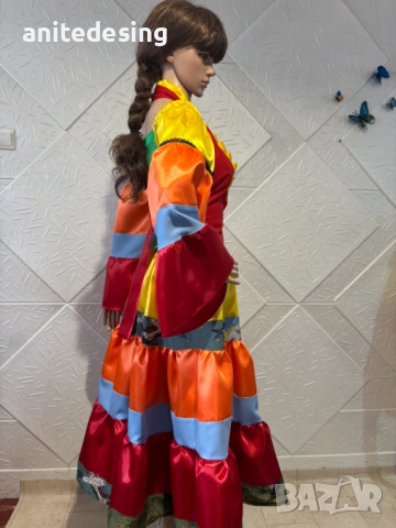 Костюм за ромски танци от три части, снимка 5 - Детски рокли и поли - 53524178
