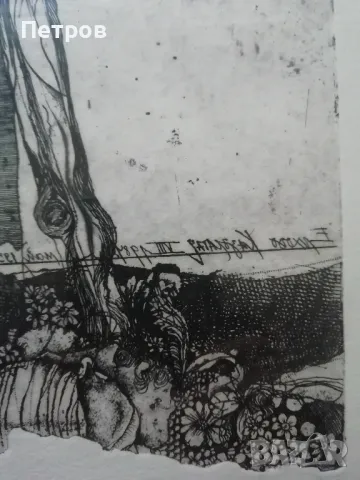 Графика/офорт - Детски сънища  II, снимка 5 - Картини - 48270411