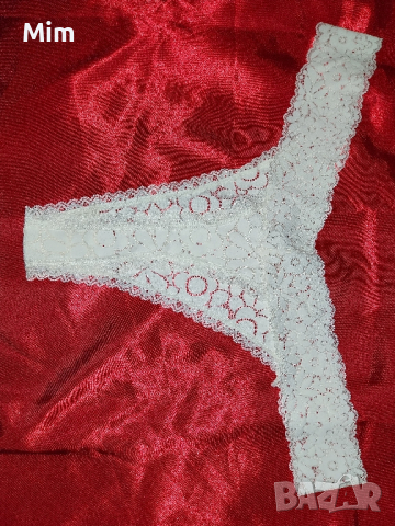  XXL Бяла полупрашка от еластична дантела , снимка 2 - Бельо - 44834005