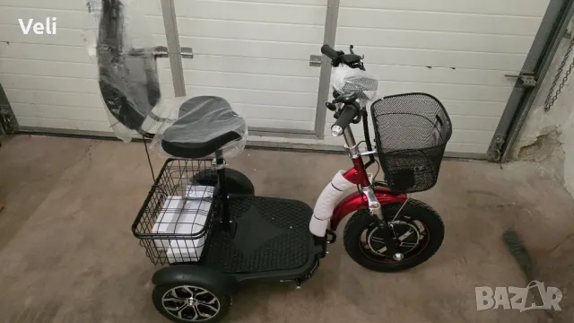 Електрическа триколка с равна платформа и лед осветление, снимка 3 - Мотоциклети и мототехника - 42532310