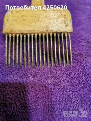 Старо -ретро метално гребенче за животни, снимка 3 - Антикварни и старинни предмети - 50578498