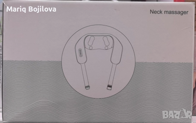 Акумулаторен масажор с топлина за врат,гръб,рамена,крака,за мускулна релаксация, снимка 11 - Други - 51435465
