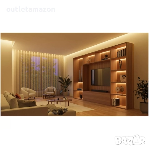 LED лента RGBWW Philips Hue Solo, Bluetooth, zigbee, 20W, 1700 лумена, Цветна светлина, IP20, 5 м, снимка 4 - Лед осветление - 52455251