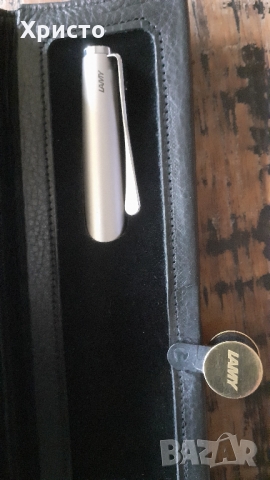калъф за химикалка антика, за едно пишещо средство Лами Lamy, естествена кожа черна Напа, снимка 7 - Други ценни предмети - 36062464