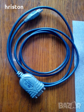 Продавам кабел-преходник USB към сериен порт, снимка 3 - Кабели и адаптери - 39930899