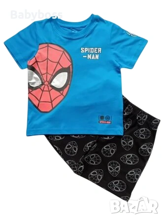 Лятна пижама за момче Спайдърмен, снимка 2 - Детски пижами - 53629665