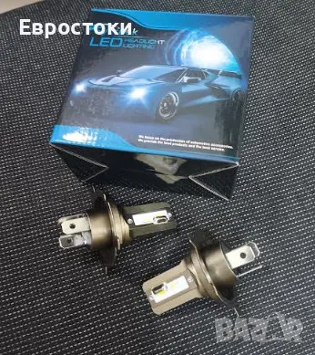 Sycreek комплект LED крушки за фарове H4 HB2 9003, 2 броя, 16000LM, 6500K студено бяло (№15), снимка 9 - Аксесоари и консумативи - 48817038