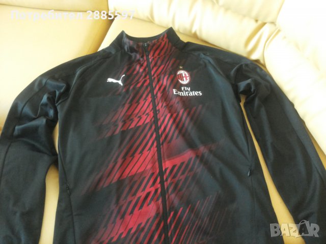 PUMA-Ac Milan Stadium Jacket Black! в Спортни дрехи, екипи в гр. Бургас -  ID39095852 — Bazar.bg