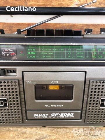 Радиокасетофон Sharp GF-8080E , снимка 3 - Радиокасетофони, транзистори - 53171104