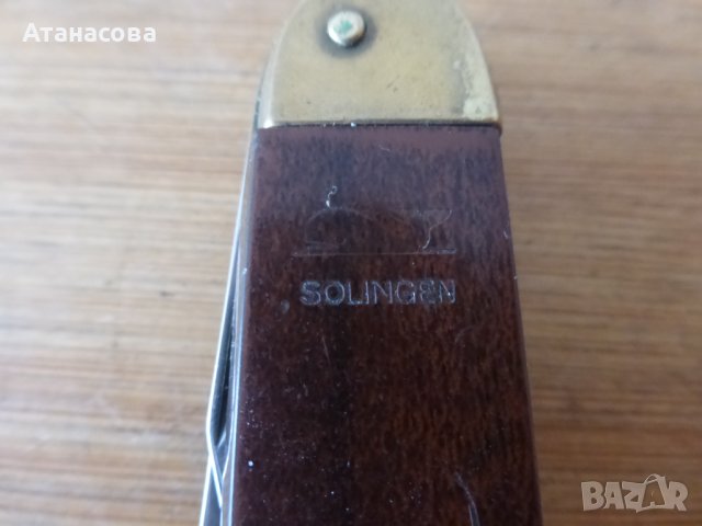 Джобно ножче 5 инструмента Solingen Солинген с калъф, снимка 8 - Ножове - 40623726