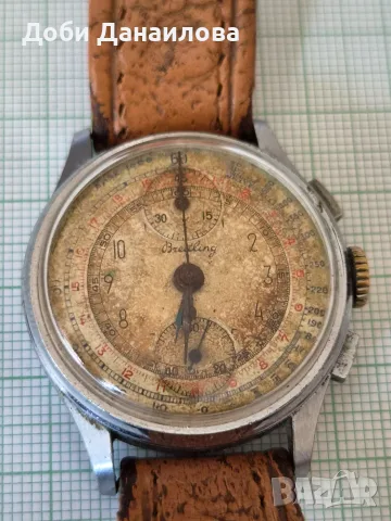 Оригинален часовник Breitling хронограф, снимка 2 - Мъжки - 55769792