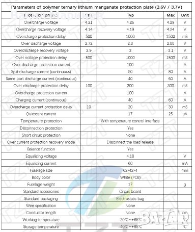 Продавам BMS защитна платка за Li-ion батерии 3s / 4s / 5s 80A, снимка 7 - Друга електроника - 39140579