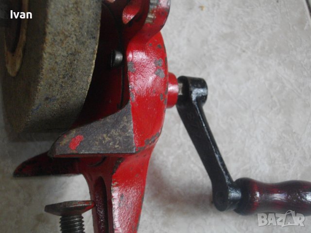 ф100мм-Немски Ръчен Шмиргел-Старото Качество-HAGREM-Отличен-Почти Нов, снимка 11 - Други инструменти - 40151677