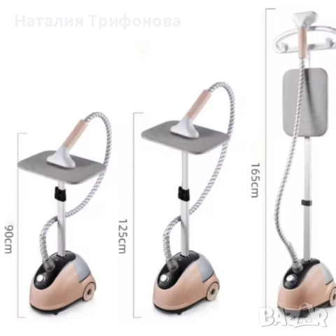 Вертикална парна ютия 2000W с дъска и 11 режима – Мощен парогенератор за бързо гладене, снимка 7 - Ютии - 52666194