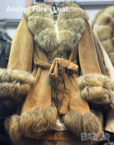 Дамски палта от естествена кожа, снимка 12 - Палта, манта - 51609085