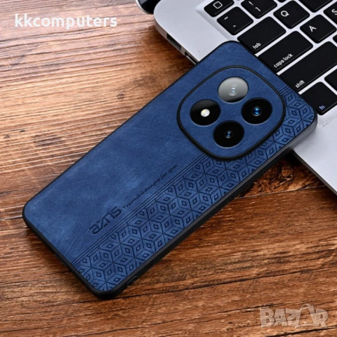 Xiaomi Redmi Note 14 Pro+ 5G AZNS Удароустойчив Кожен Калъф и Протектор, снимка 3 - Калъфи, кейсове - 50904656