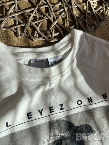 Тениска BERSHKA, снимка 4 - Тениски - 44447465