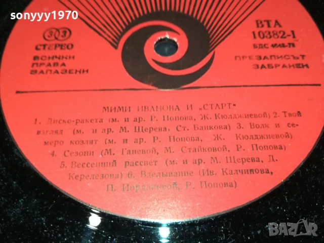 МИМИ И СТАРТ-ПЛОЧА 1306251125, снимка 12 - Грамофонни плочи - 50652150