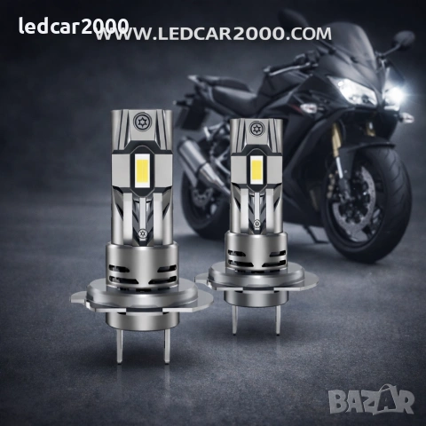 Лед Крушки Mini H7 + Подарък, снимка 5 - Аксесоари и консумативи - 39018771