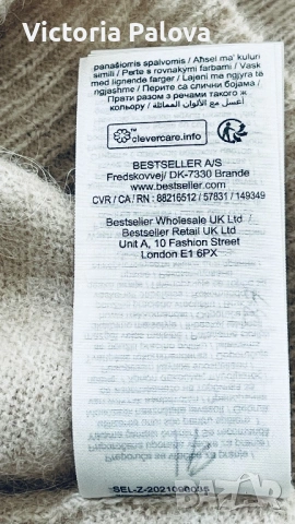 SELECTED FEMME премиум пуловер от вълна и алпака , луксозен бежов нюанс, снимка 9 - Блузи с дълъг ръкав и пуловери - 53559227