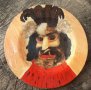 Дракула - рисувана дървена чиния за стена - пано
