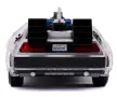 Метални колички: Back to the Future II – DeLorean машина на времето, метален модел 1:24, снимка 3