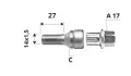 Секретни болтове M14 x 1.5 Volkswagen Фолксваген, снимка 5