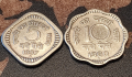 Монети Индия , 5 и 10 пайса, 1957-1960, снимка 1 - Нумизматика и бонистика - 44762778